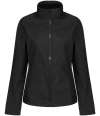 TRA629/RG628 Women's Ablaze Printable Softshell Black / Black colour image